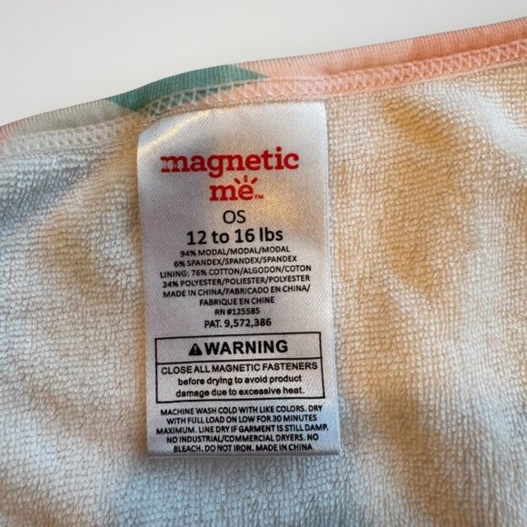 Lot of 3 Magnetic Me Baby Girl Bibs 12-16 lb - Picture 8 of 8